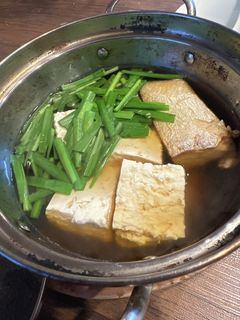 焼き鰤とニラの湯豆腐-レシピのメイン写真
