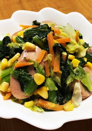 野菜をたっぷり温サラダ♪-レシピのメイン写真