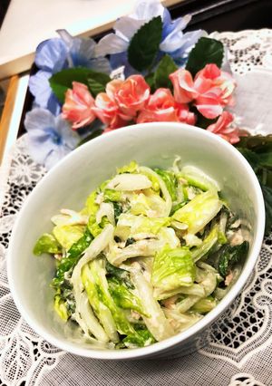 シャキシャキ白菜と大葉のツナマヨサラダ-レシピのメイン写真