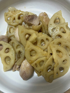 れんこんと鶏もも炒め-レシピのメイン写真