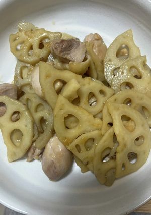 れんこんと鶏もも炒め-レシピのメイン写真