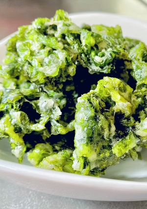 磯の風味絶品・あおさ海苔の天ぷら-レシピのメイン写真