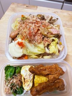 麺つゆで甘めな☆もちもち焼きうどん弁当-レシピのメイン写真