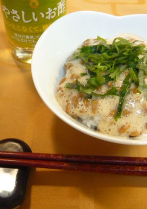 やさしいお酢で♪ふわとろ納豆-レシピのメイン写真