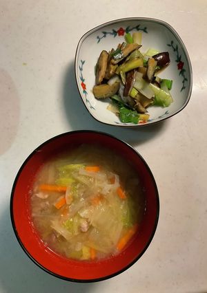 豚汁、炒め-レシピのメイン写真