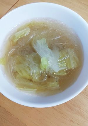 春雨と白菜のスープ-レシピのメイン写真