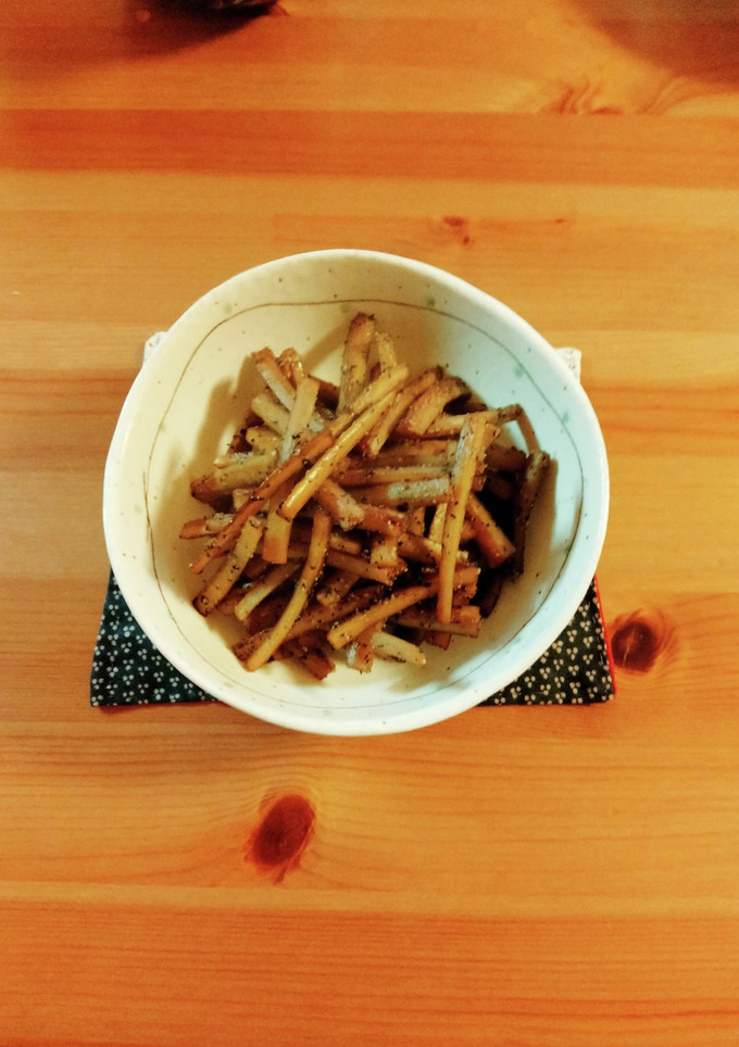 ごぼうのきんぴら風煮物-レシピのメイン写真