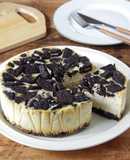 ☆簡単☆ココアクッキーバナナチーズケーキ
