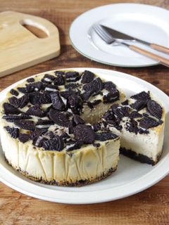 ☆簡単☆ココアクッキーバナナチーズケーキ-レシピのメイン写真