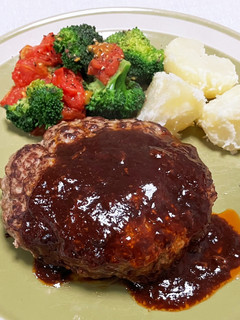 肉汁じゅわっとハンバーグ-レシピのメイン写真