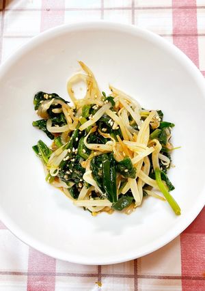 ほうれん草ともやしのナムル-レシピのメイン写真
