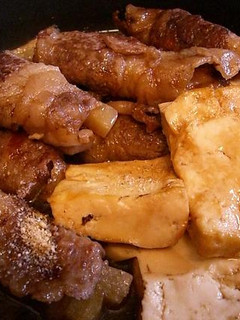 牛肉巻きの肉豆腐-レシピのメイン写真