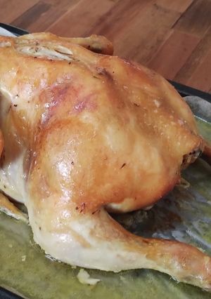 低温でじっくり丸鶏のローストチキン-レシピのメイン写真