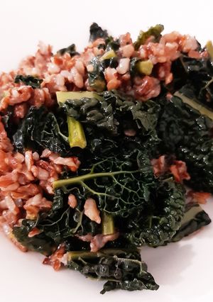 カーボロネロと赤米のチャーハン-レシピのメイン写真
