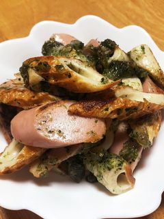 味付けは青のりだけ!ちくわと魚ニソ炒め-レシピのメイン写真