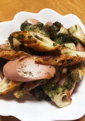 味付けは青のりだけ！ちくわと魚ニソ炒め-レシピのメイン写真