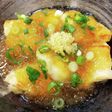 柔らか鶏むね肉のみぞれ餡かけ。生姜添え