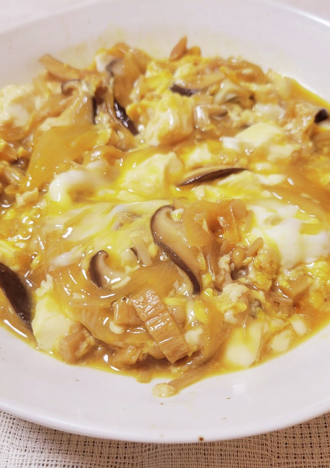 きのこと豆腐のトロトロ卵とじ-レシピのメイン写真
