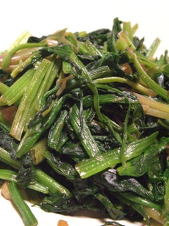 空芯菜とにんにくの炒め物-レシピのメイン写真
