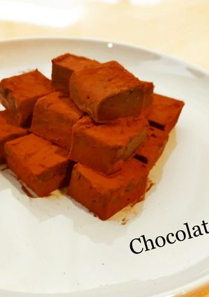 簡単！プロテイン入り生チョコ-レシピのメイン写真