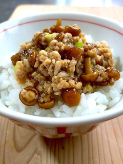 ハマる!なめこと鶏ひき肉-レシピのメイン写真