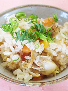 ベビーホタテの炊き込みごはん-レシピのメイン写真