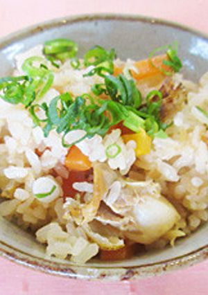 ベビーホタテの炊き込みごはん-レシピのメイン写真