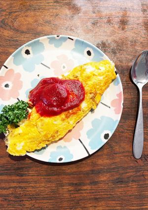 オレガノとチーズのオムレツ-レシピのメイン写真