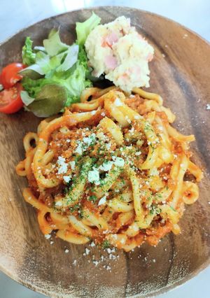 2分で出来る 極旨ミートうどん-レシピのメイン写真