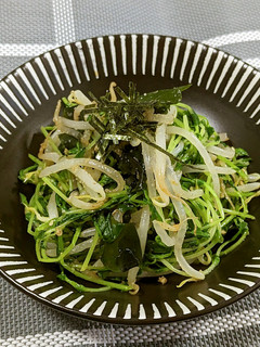 節約食材使い切り!もやしと豆苗ナムル-レシピのメイン写真