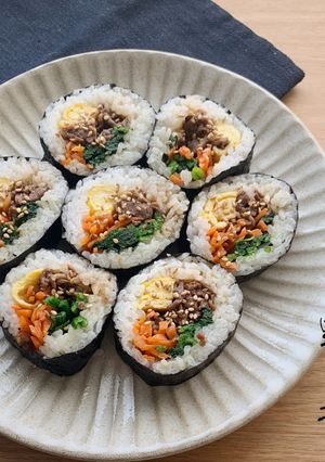 野香の『キンパ(韓国風海苔巻き)』-レシピのメイン写真