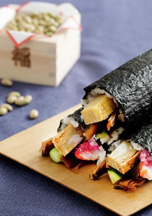 昔ながらの恵方巻き-レシピのメイン写真