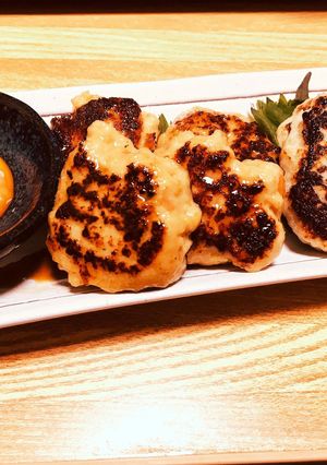 鶏つくねの黄身添え-レシピのメイン写真
