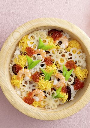 昔ながらのひな祭りチラシ寿司-レシピのメイン写真