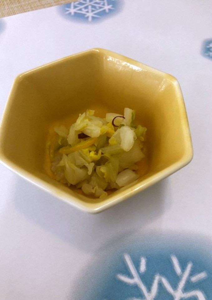 白菜の柚子風味甘酢和え-レシピのメイン写真