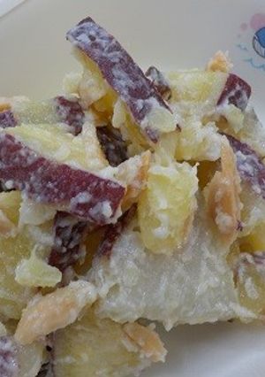 南房総市給食◆スィートポテトサラダ-レシピのメイン写真
