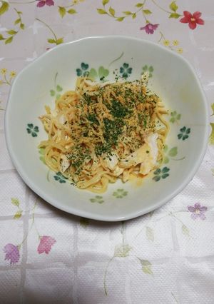 ZENB細麺の粉チーズマヨ和え-レシピのメイン写真