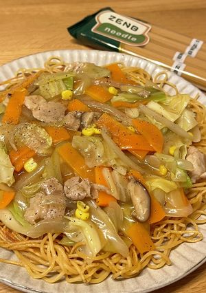 旨味たっぷり！絶品あんかけかた焼きそば-レシピのメイン写真