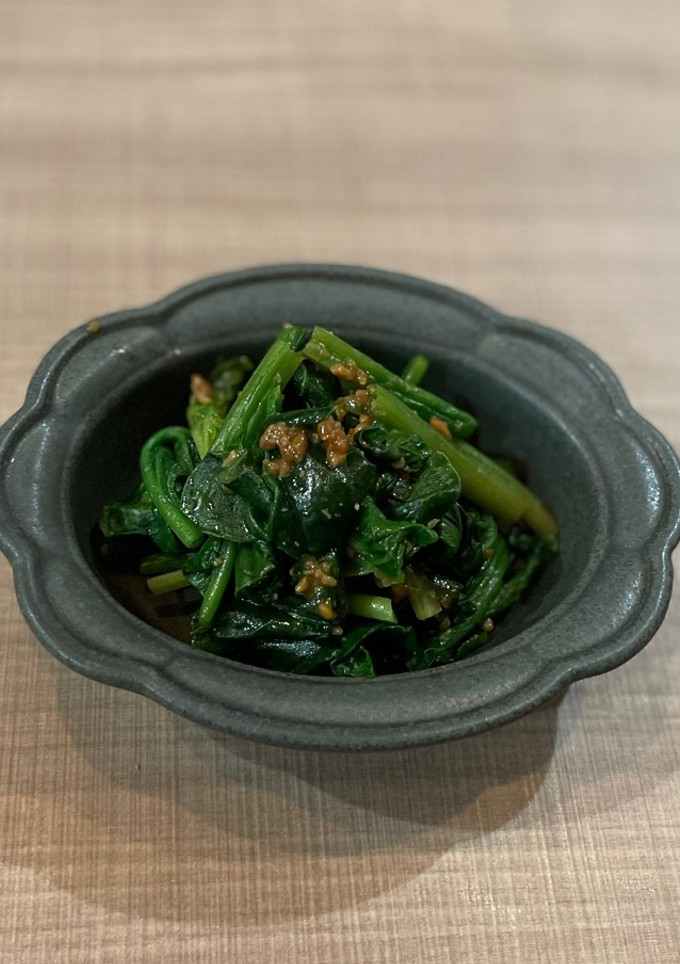ほうれん草 の 醤油麹 わさび和え-レシピのメイン写真