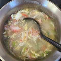 รูปของ 本日の汁物(大根のかき玉汁)