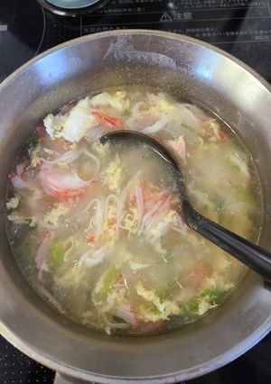本日の汁物(大根のかき玉汁)-レシピのメイン写真