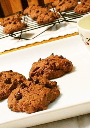 簡単＊バレンタイン＊チョコチップクッキー-レシピのメイン写真
