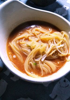 鍋の残り汁＋ゼンブヌードル細麺-レシピのメイン写真