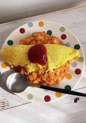 炊飯器で簡単"オムライス"-レシピのメイン写真