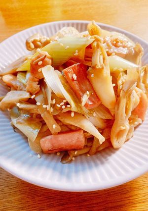 副菜に♪長ねぎと舞茸のバターポン酢炒め♪-レシピのメイン写真