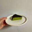 抹茶のバスクチーズケーキ