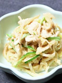 切り干し大根とささみの白だしマヨ和え-レシピのメイン写真