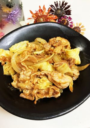 カレー味の豚野菜炒め-レシピのメイン写真
