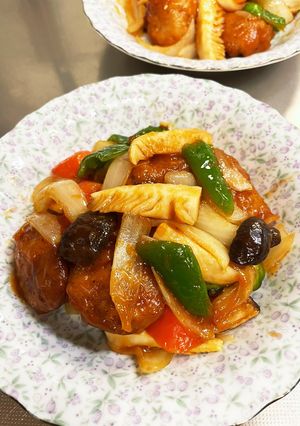 手抜き・(^_^)a・冷凍鶏からで酢鶏-レシピのメイン写真