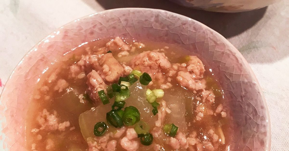 とろとろトロける♡冬瓜のそぼろ煮♪ by ♡Boo♡ 【クックパッド
